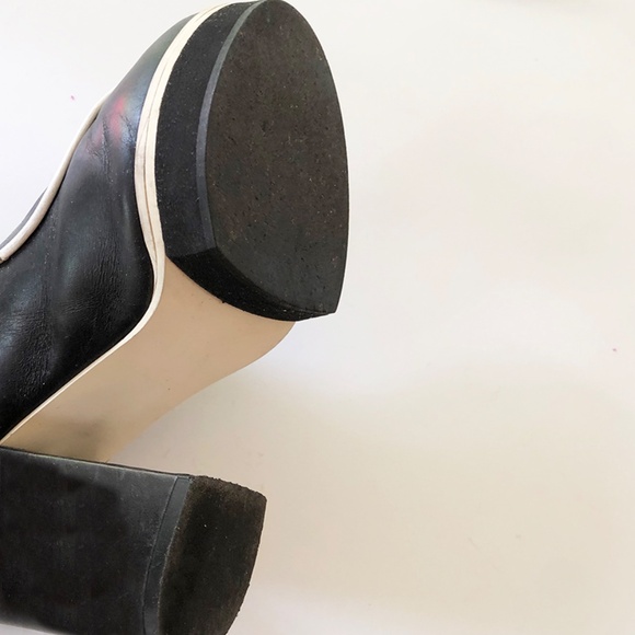 Leather Platform Mules, Won Hundred, Barneys, / Size 36 - Picture 4 of 7